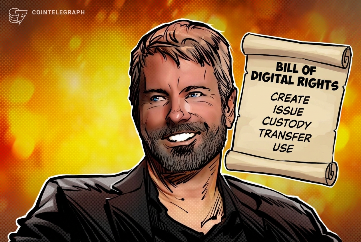 Saylor outlines ‘bill of digital rights’ to help build prosperity in future economy