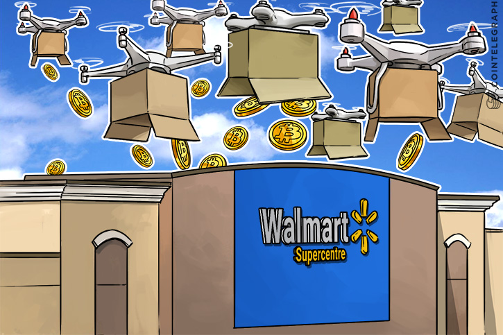 walmart-to-track-delivery-drones-with-blockchain-soon-to-accept-bitcoin