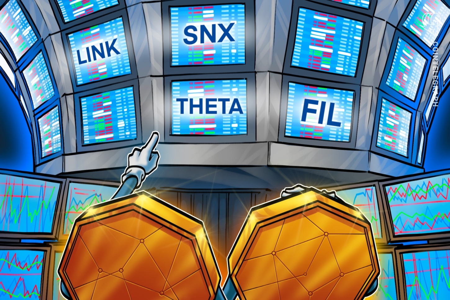 bitcoin-s-dull-price-action-ignites-buying-interest-in-link-fil-snx-and-theta