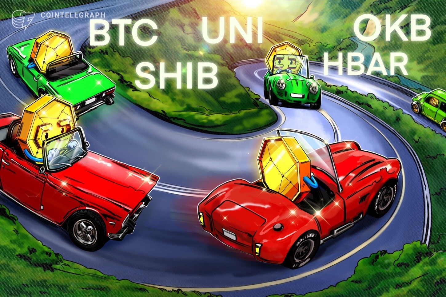 shib-uni-okb-and-hbar-flash-bullish-signs-as-bitcoin-volatility-hits-record-low
