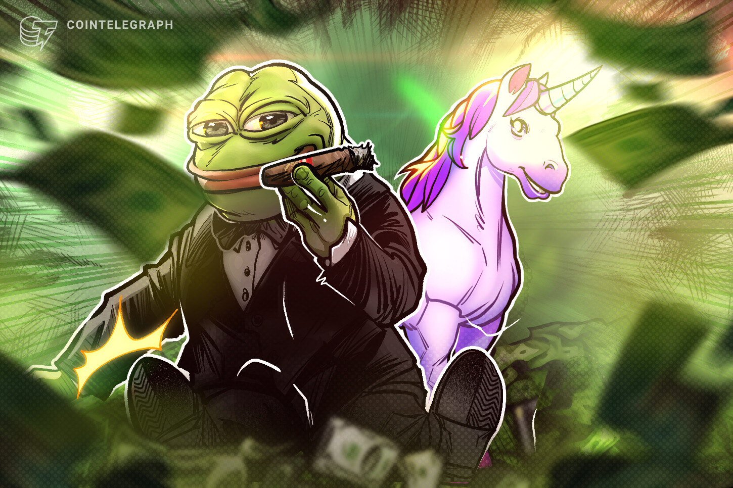 pepe-memecoin-flips-uniswap-market-cap