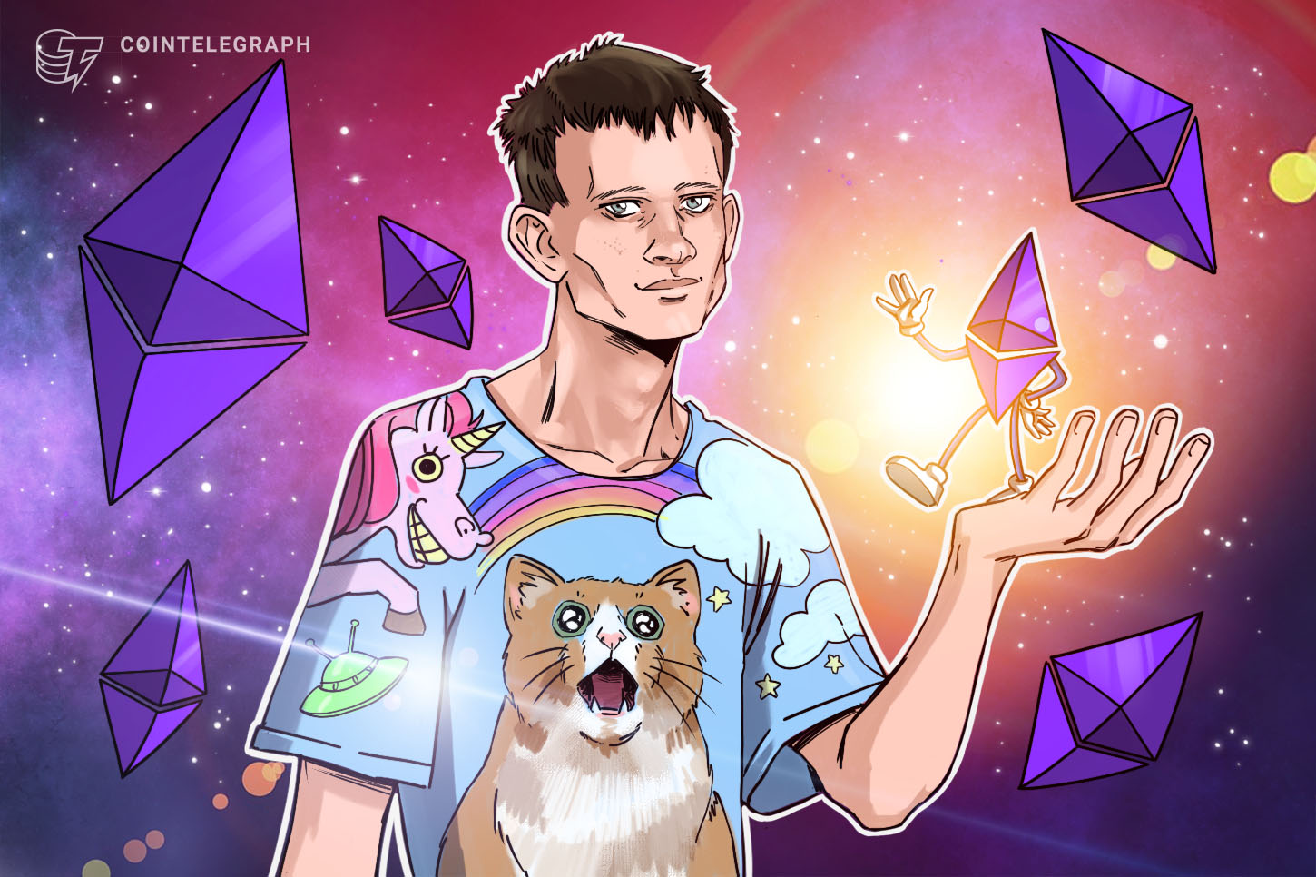 ethereum-founder-vitalik-buterin-interaction-robot-crypto-industry-frenzy