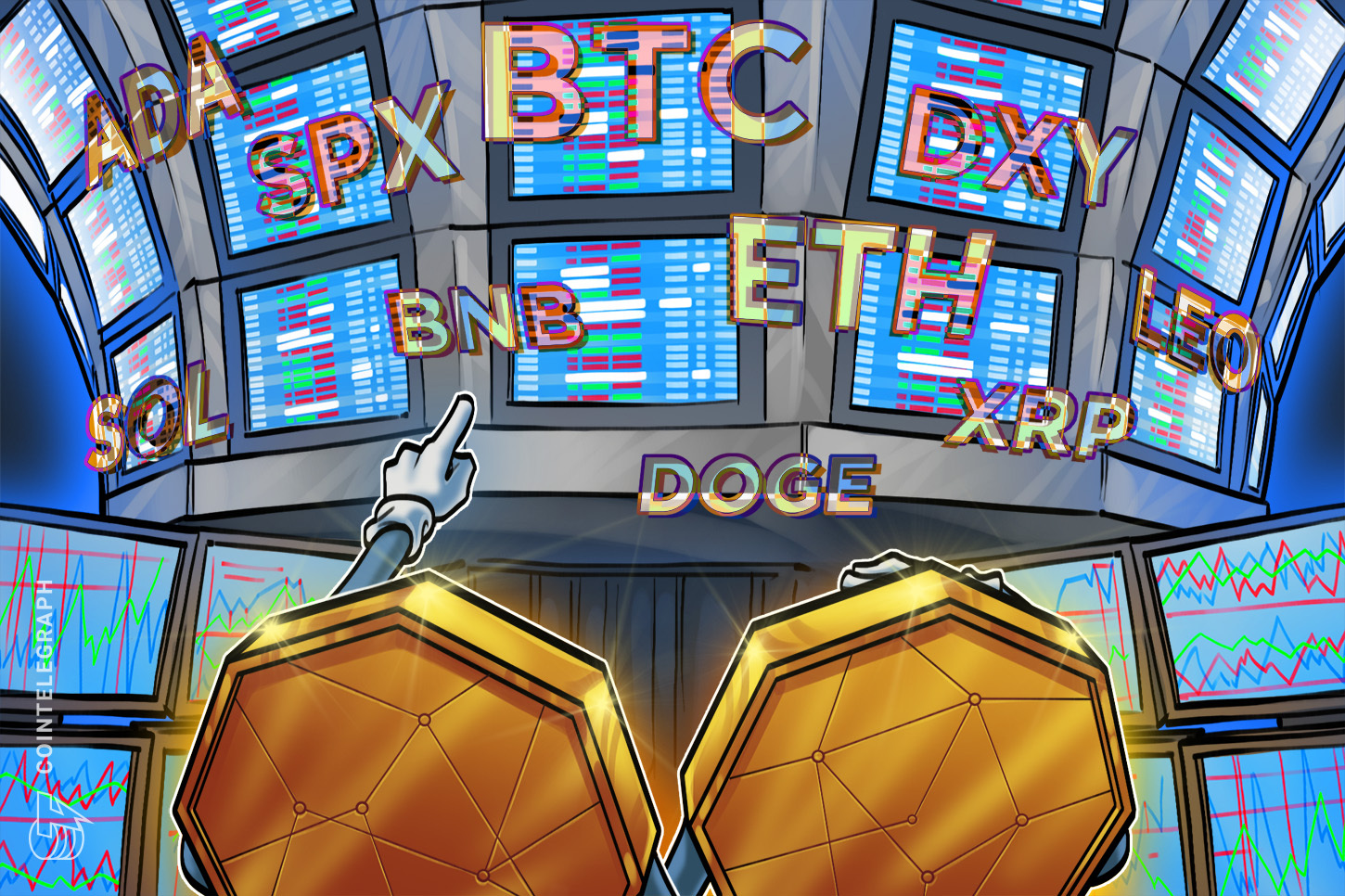 price-analysis-4-14-spx-dxy-btc-eth-xrp-bnb-sol-doge-ada-leo