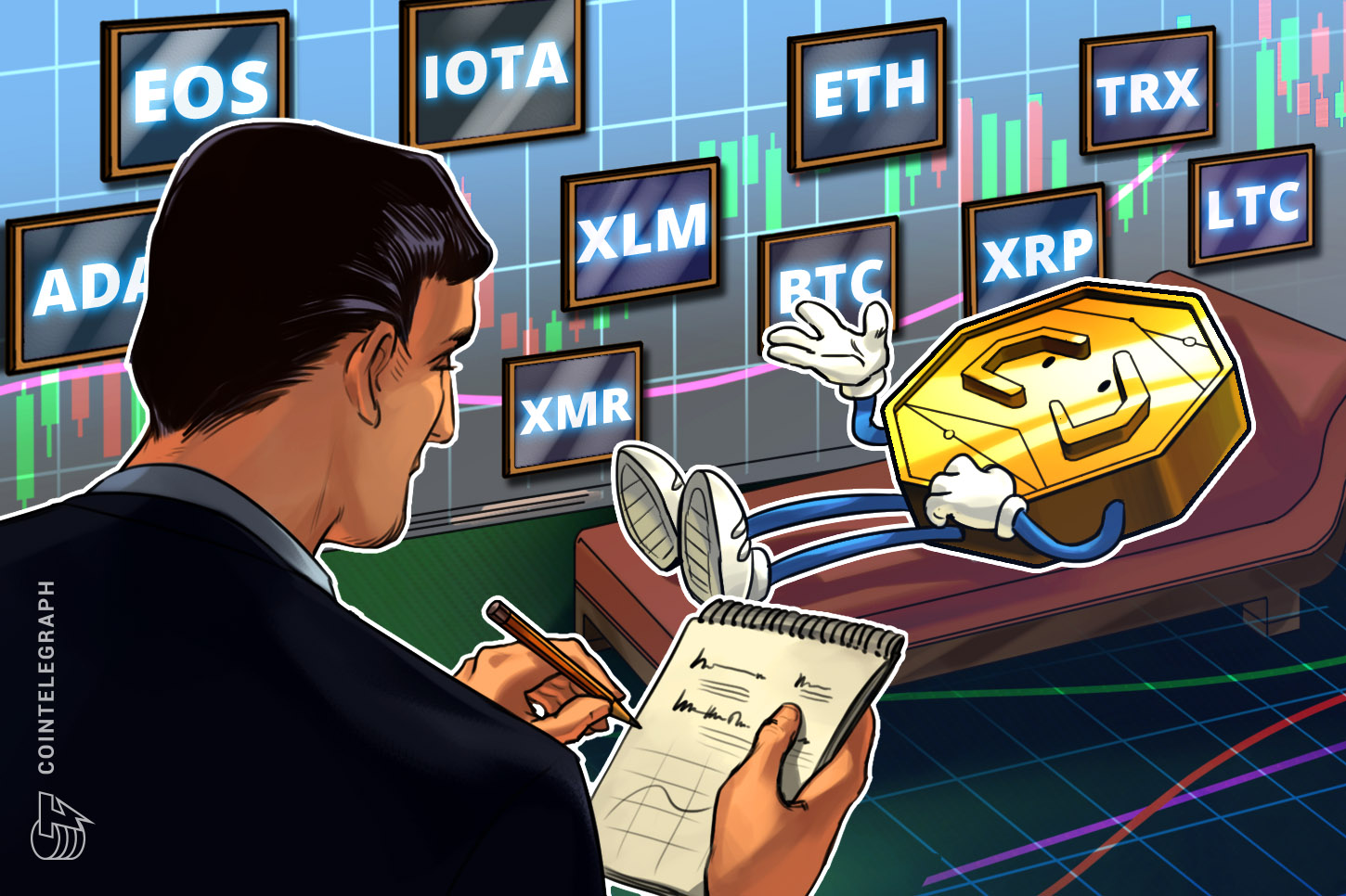 bitcoin-ripple-ethereum-stellar-eos-litecoin-cardano-monero-tron-iota-price-analysis-nov-19