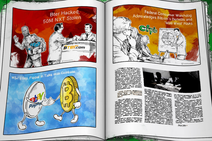 weekend-roundup-50-mm-nxt-stolen-ebay-in-talks-with-coinbase-and-alex-jones-gets-on-the-bitcoin-wagon