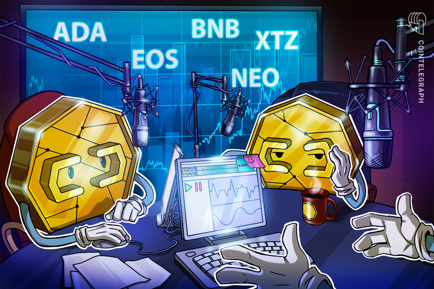 top-5-crypto-performers-overview-tezos-cardano-eos-binance-coin-neo