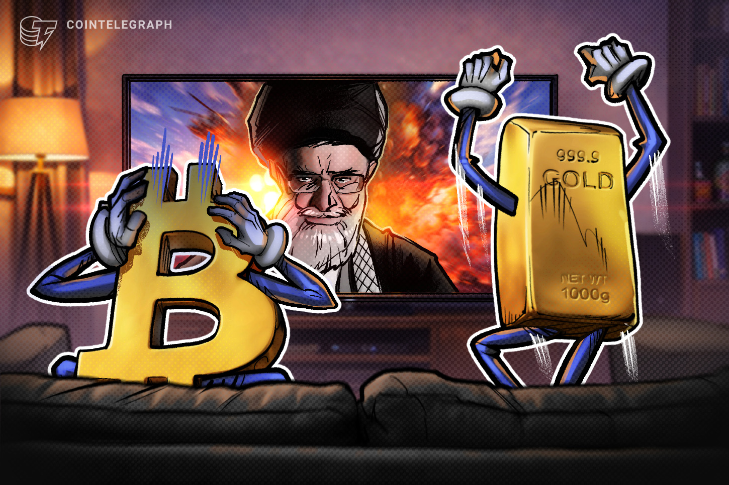 how-bitcoin-and-gold-reacted-differently-to-the-iran-war-shock