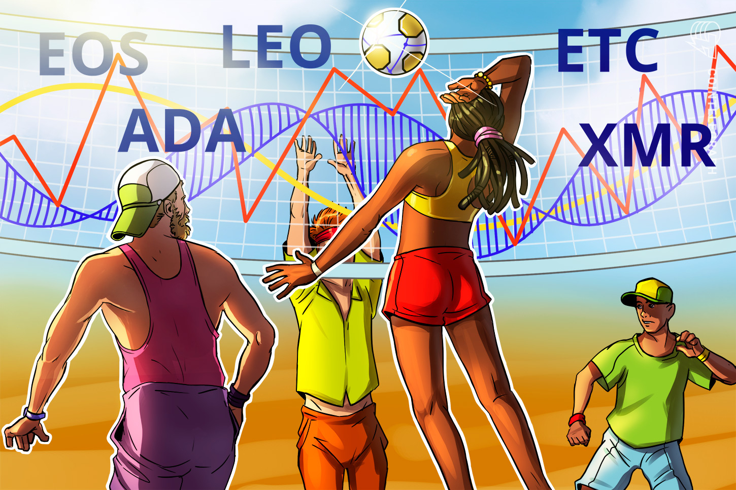 top-5-crypto-performers-eos-leo-etc-ada-xmr