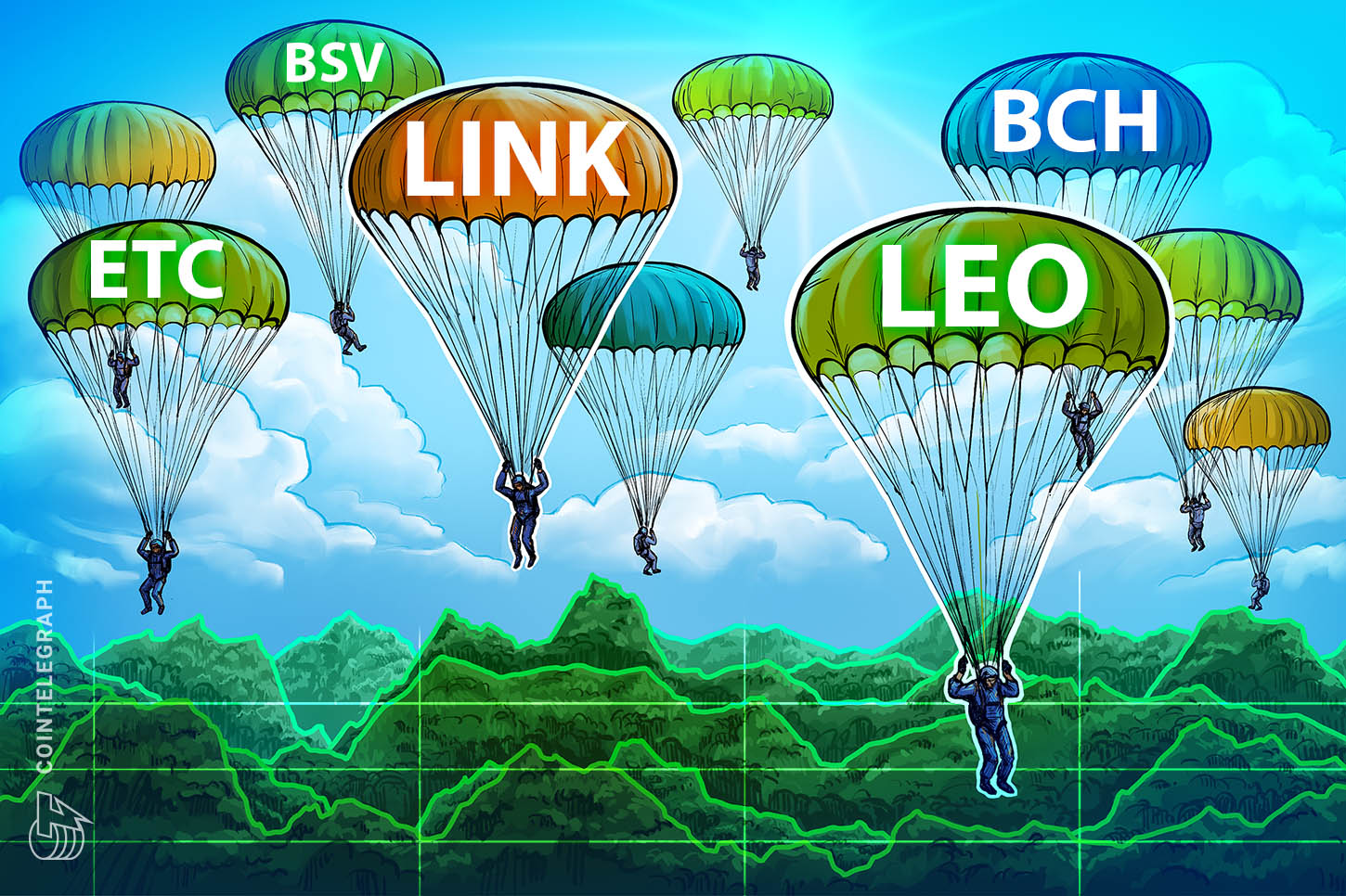 top-5-crypto-performers-link-leo-bch-etc-bsv-okb