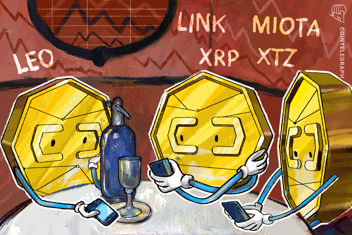 top-5-crypto-performers-leo-link-miota-xrp-xtz