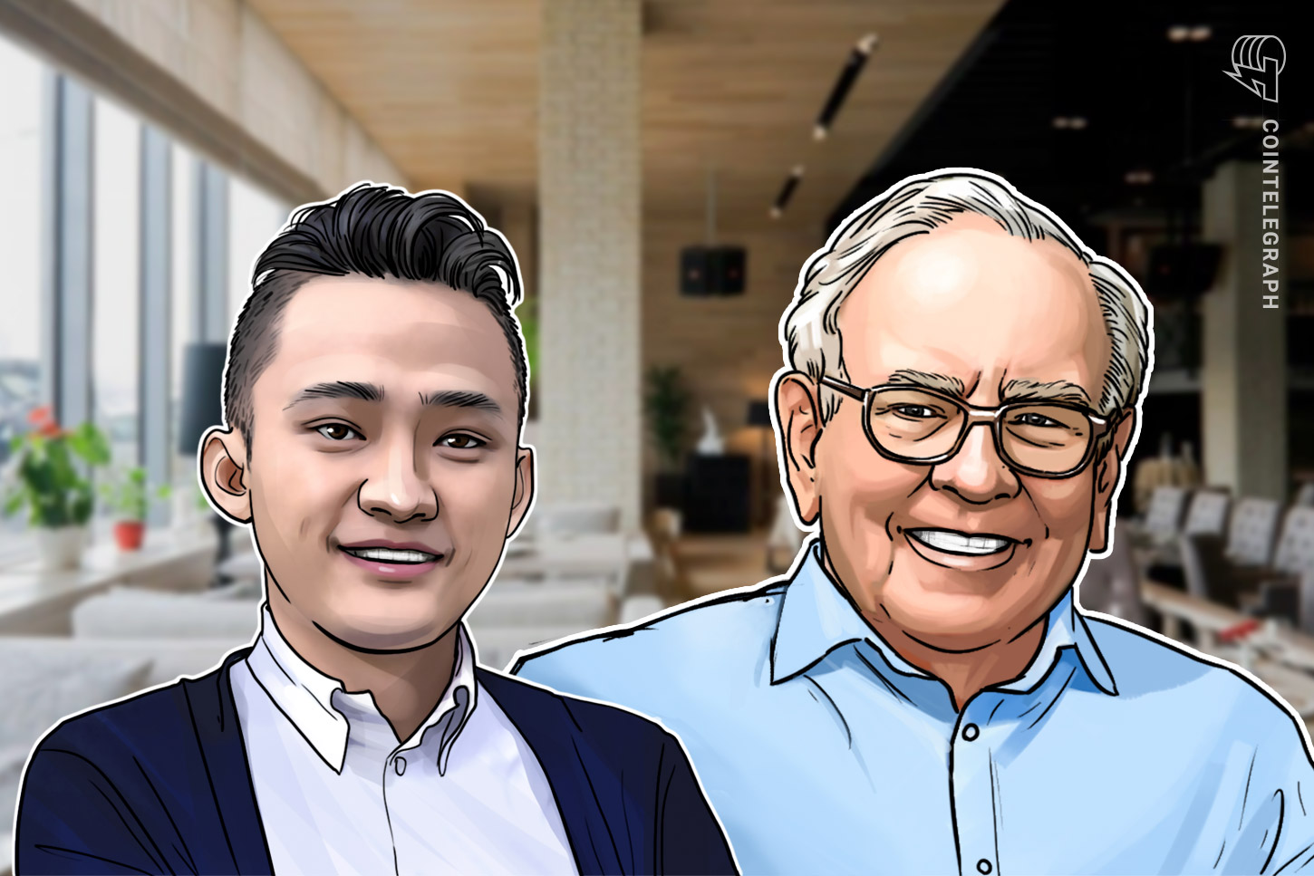 tron-founder-justin-sun-finally-met-with-warren-buffett-for-charity-lunch