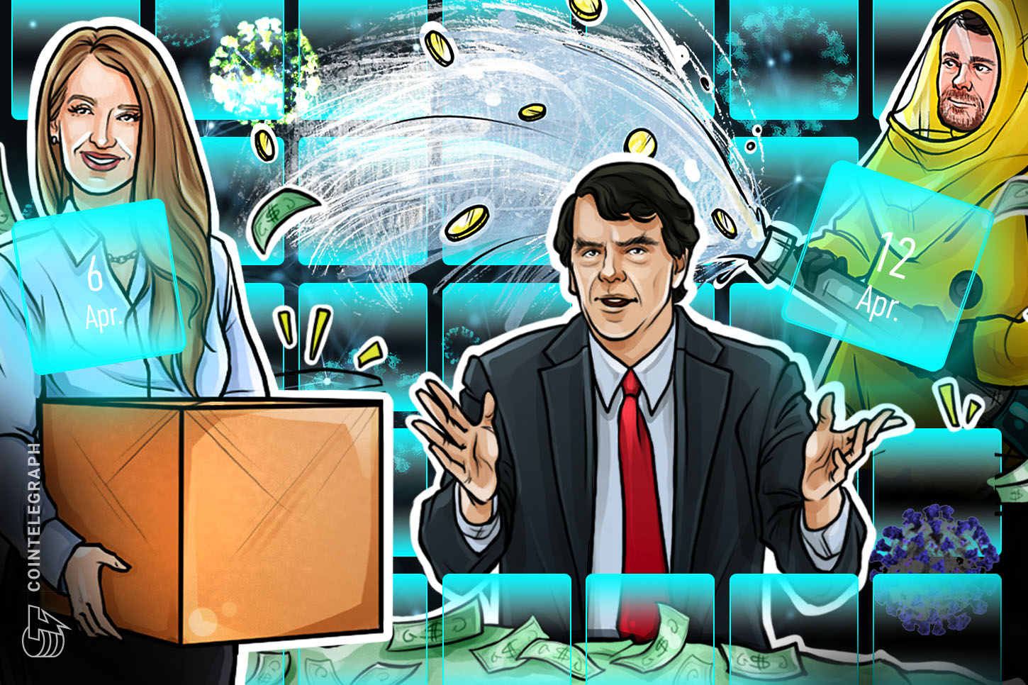 bitcoin-shaky-dorsey-donates-coinmarketcap-attacked-royal-scam-hodlers-digest-april-6april-12