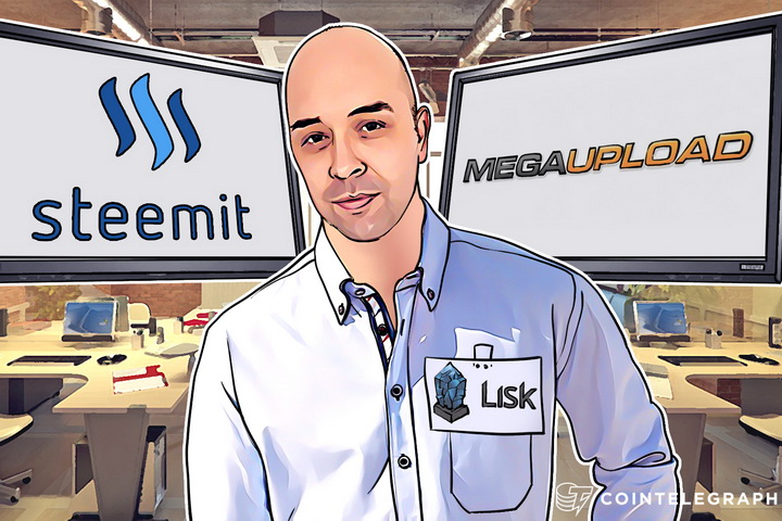 lisk-blockchain-platform-to-host-megaupload-20-and-steemit