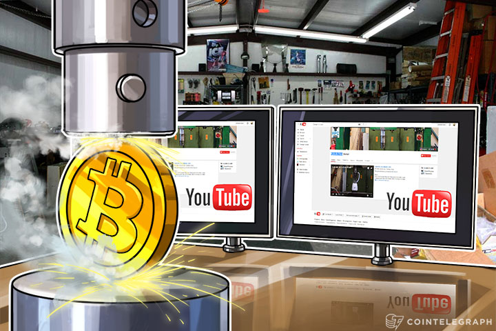 major-tech-youtube-channel-hydraulic-press-accepts-bitcoin-donations