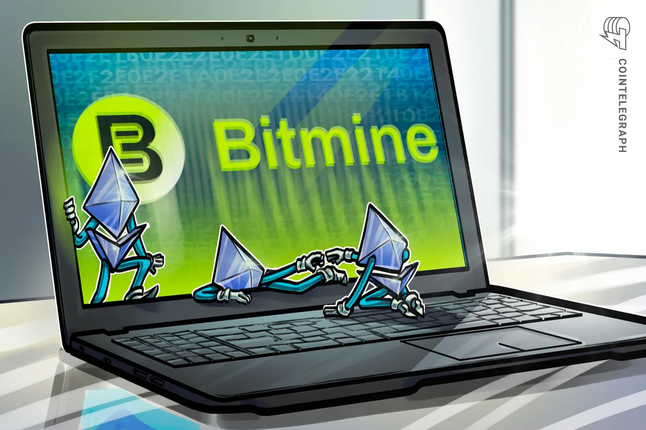 Thumbnail for Bitmine extends 14-month ETH buying pace as Ether breaks above $2.5K