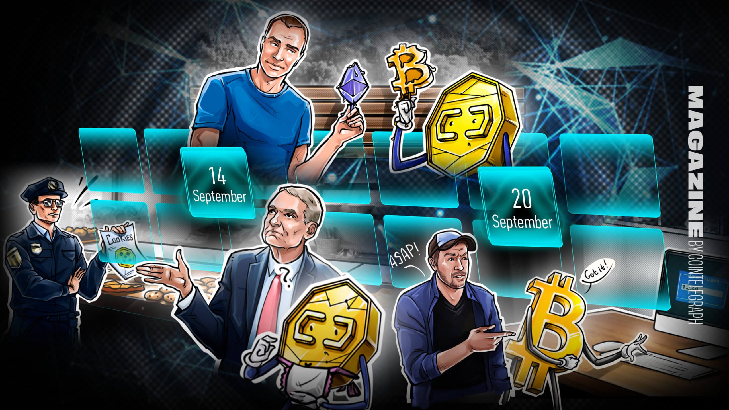 Hayes tips 'up only' for crypto, ETH staking exit queue concerns: Hodler's Digest, Sept. 14 – 20