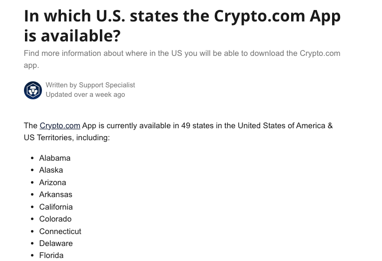 SEC, United States, Crypto.com, Companies, Policy