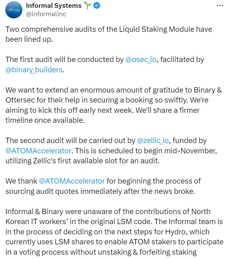 Decentralization, North Korea, Developers, Cosmos, Staking