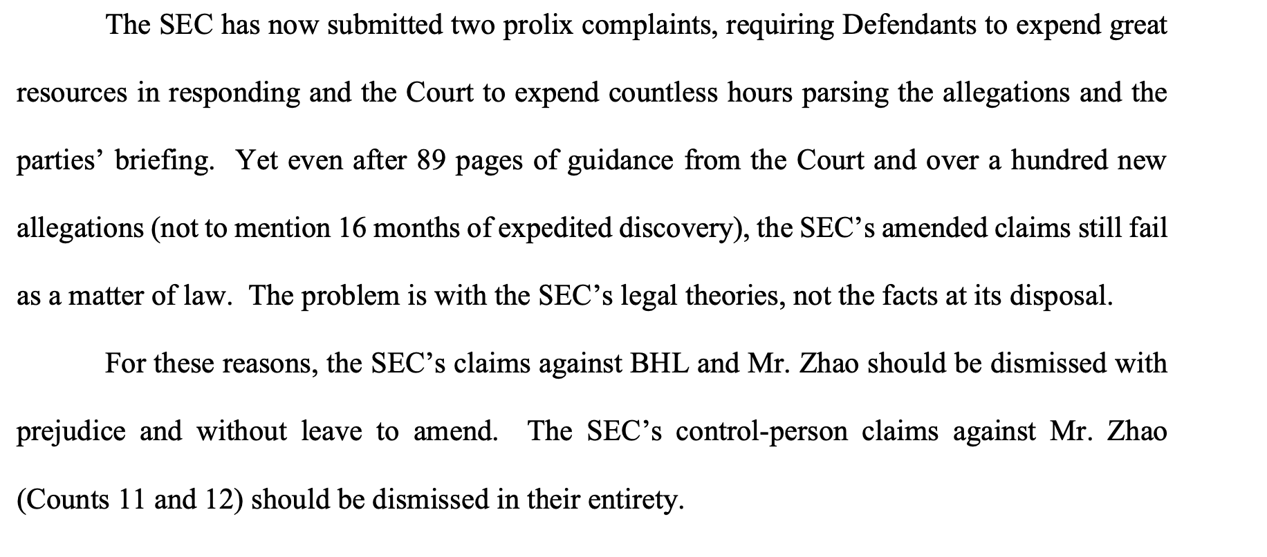 SEC, Changpeng Zhao, Court, Binance, Companies