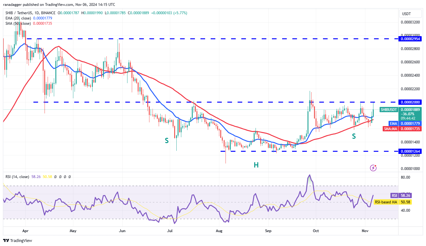 Dogecoin, Cryptocurrencies, Bitcoin Price, XRP, Markets, Cryptocurrency Exchange, Market Capitalization, Donald Trump, Cardano, TON, Price Analysis, Binance Coin, Market Analysis, Ether Price, Solana, Avalanche, Shiba Inu, Memecoin, Kamala Harris, US Elections 2024