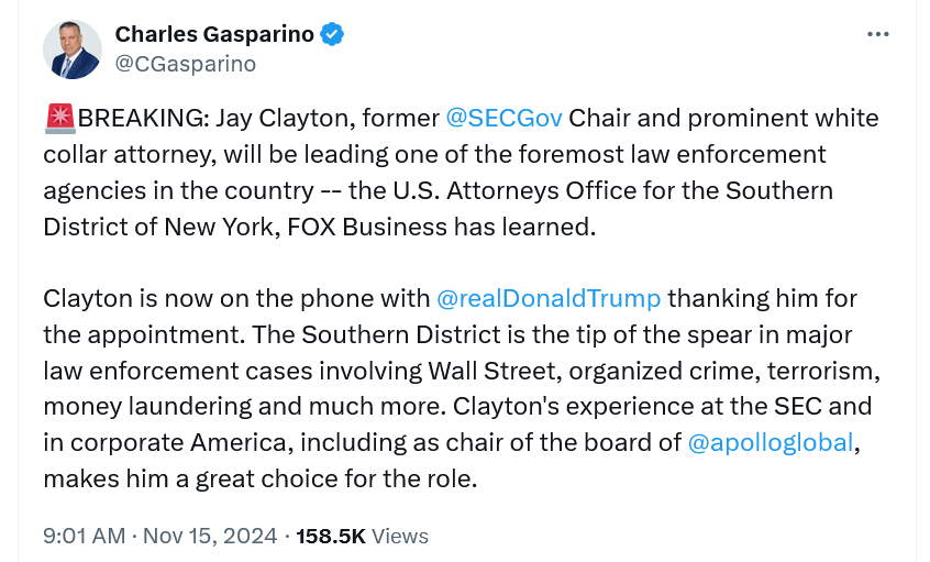 SEC, Elections, Donald Trump