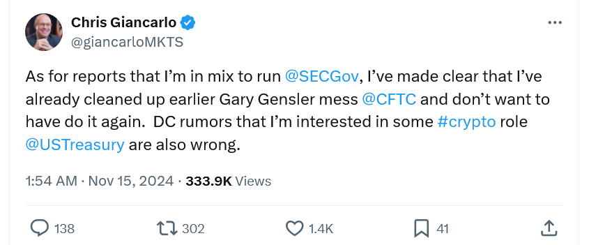 SEC, CFTC, Donald Trump, US Elections 2024