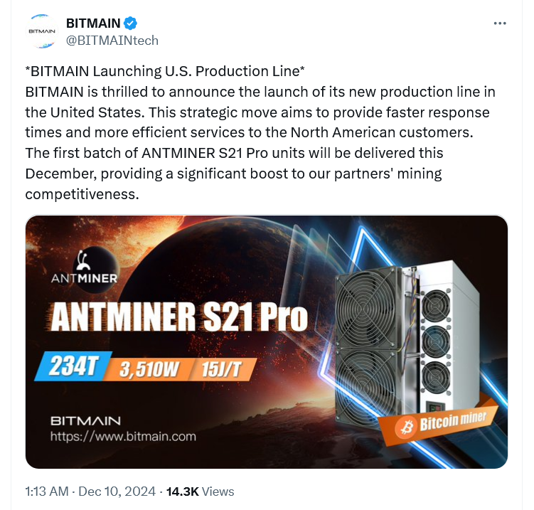 Mining, China, Bitmain, United States, ASIC, Donald Trump, Supply Chain
