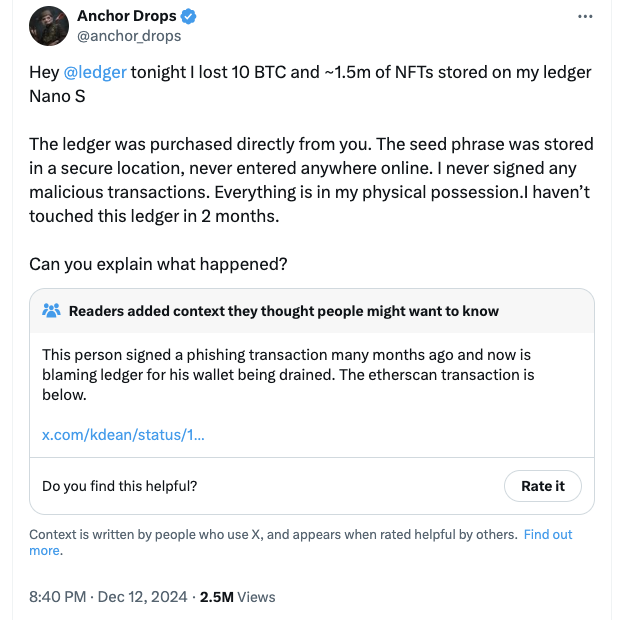Phishing, Ledger, Hackers, Hardware Wallet