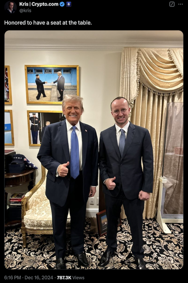 Politics, Cryptocurrency Exchange, Donald Trump, Policies, Crypto.com
