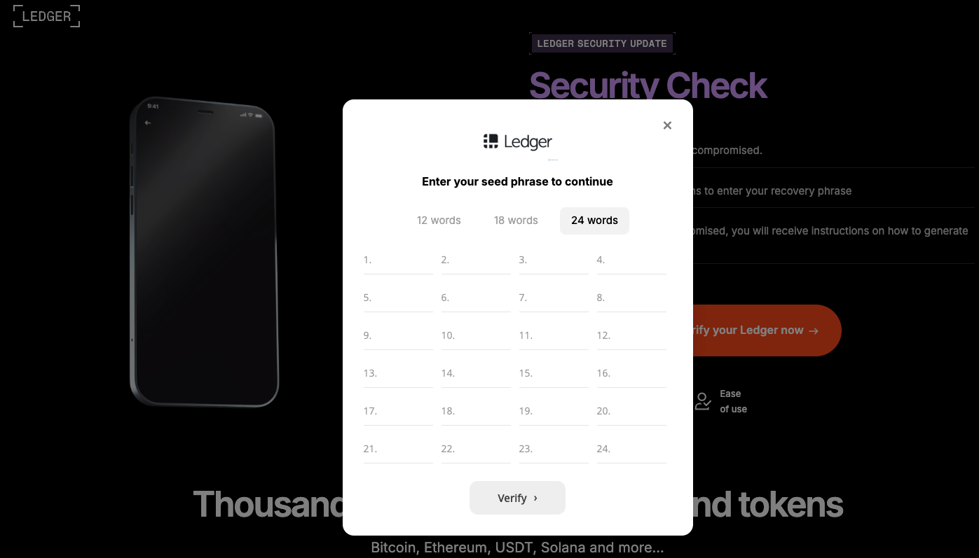 Ledger, Email, Scams, Hacks