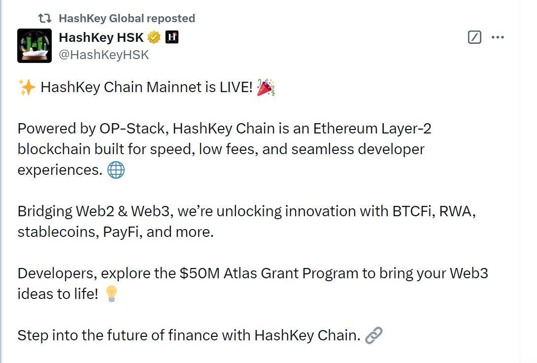 Hong Kong, Layer2, Mainnet