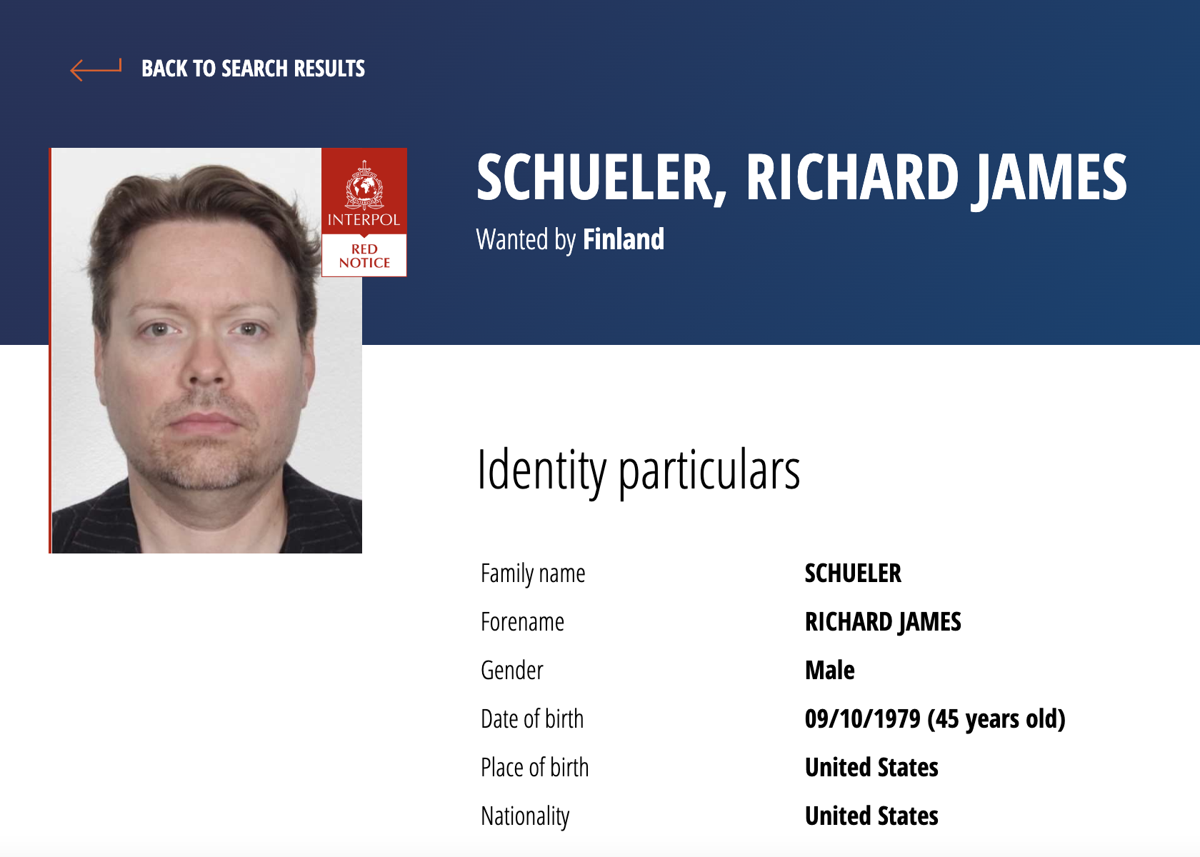 Finland, United States, Interpol