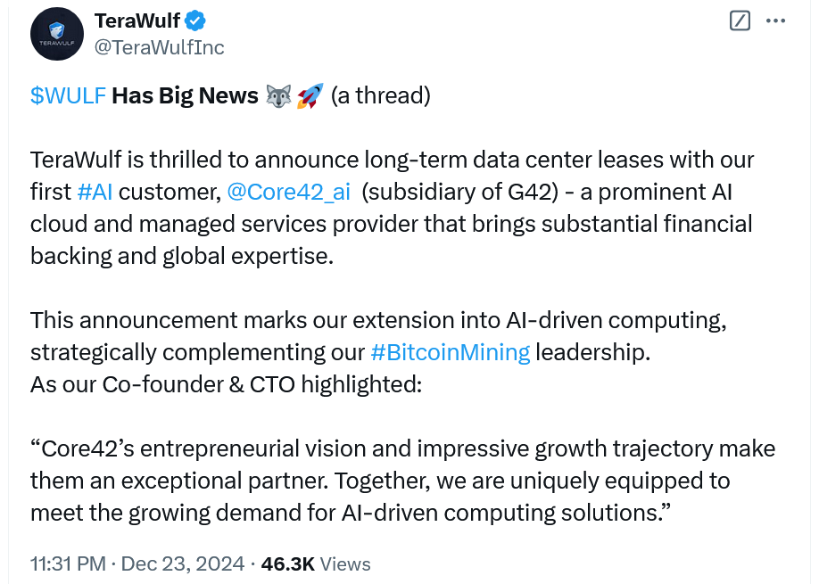 Mining, Stocks, Data Center