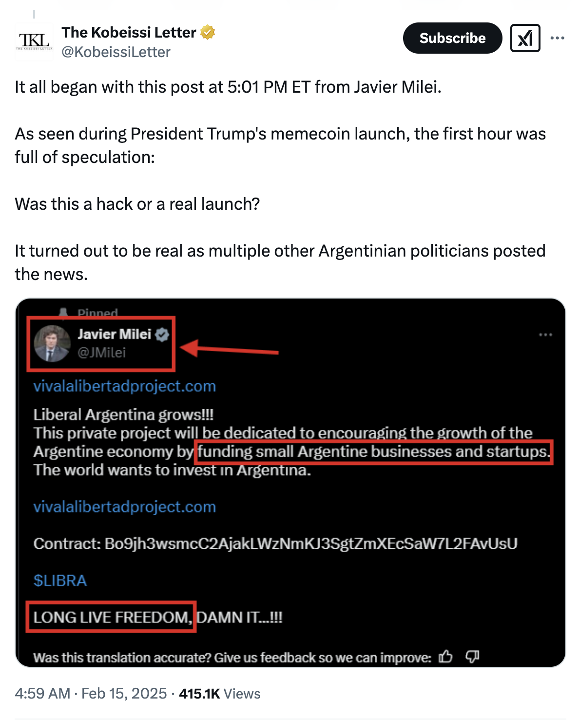 Argentina, Cryptocurrencies, Memecoin, Javier Milei, Features, Rug Pulls
