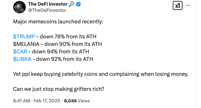 Donald Trump, Tokens, Justin Sun, Memecoin, Policy