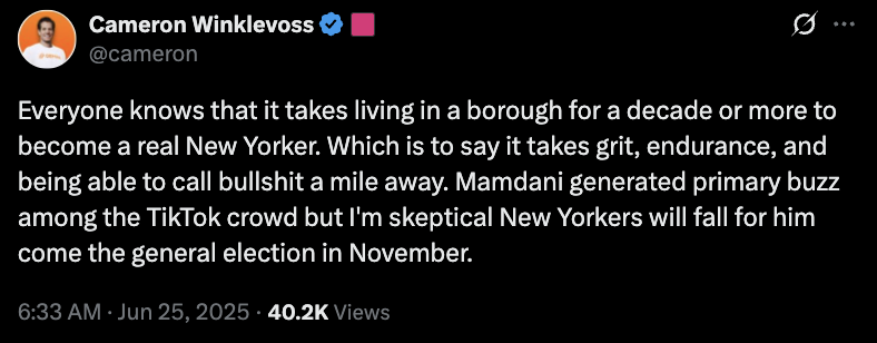 Cryptocurrencies, Politics, New York, Voting, Elections