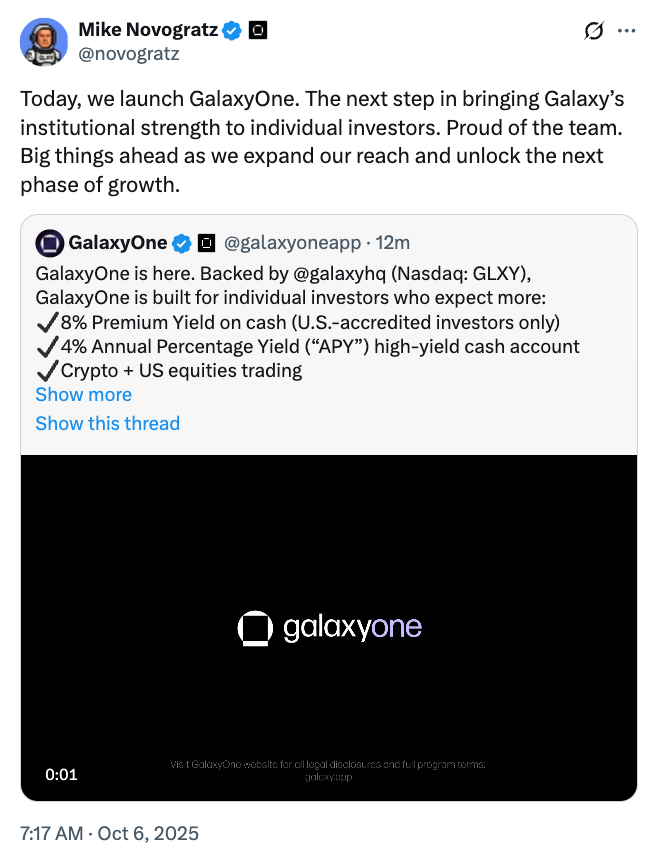 Cryptocurrencies, Banks, Mike Novogratz, Companies, Policy, Yields