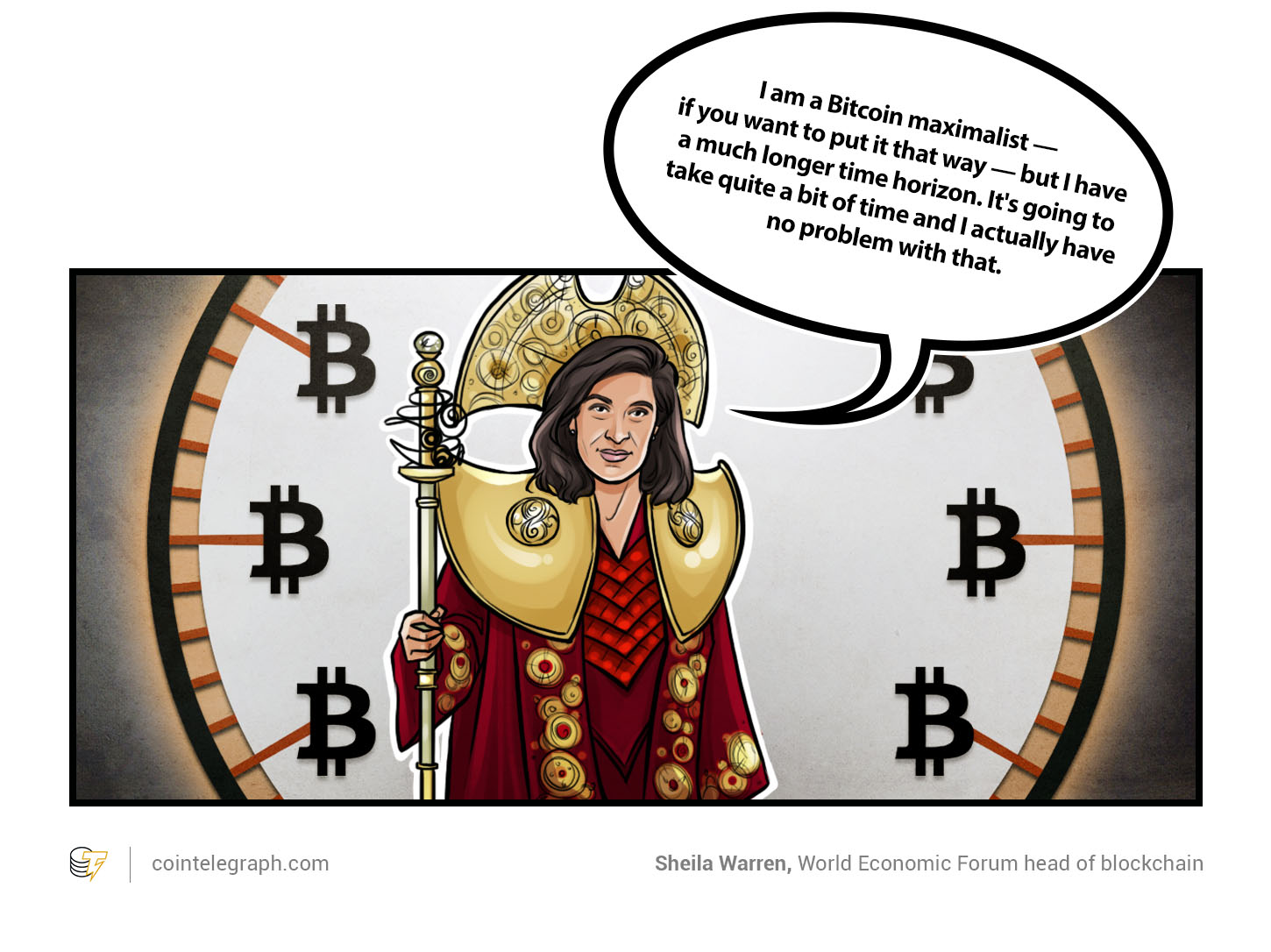 Sheila Warren, head of blockchain at the World Economic Forum