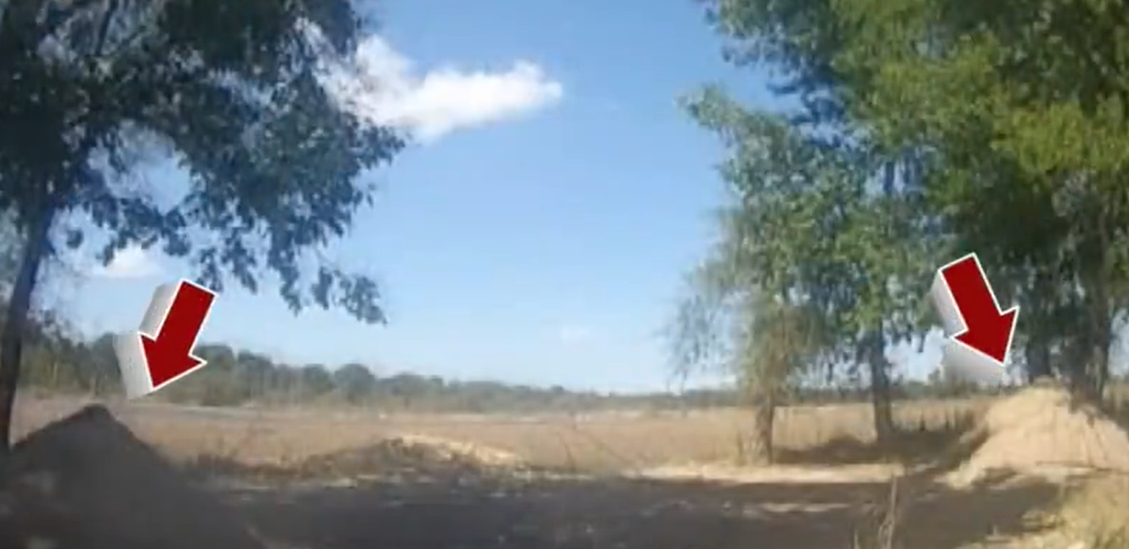 Mounds that housed the Bitcoin mining hardware