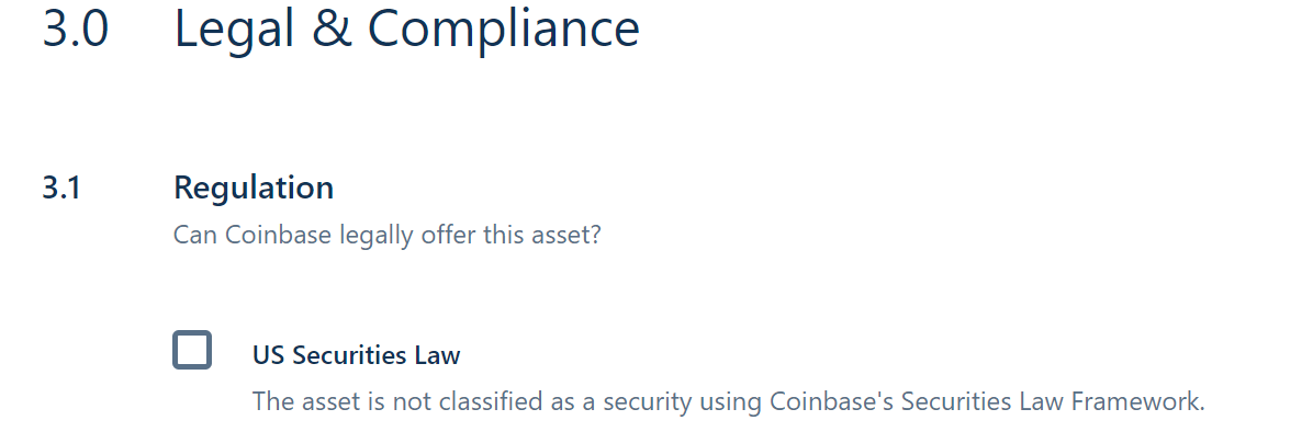 Source: Coinbase’s Listing Page