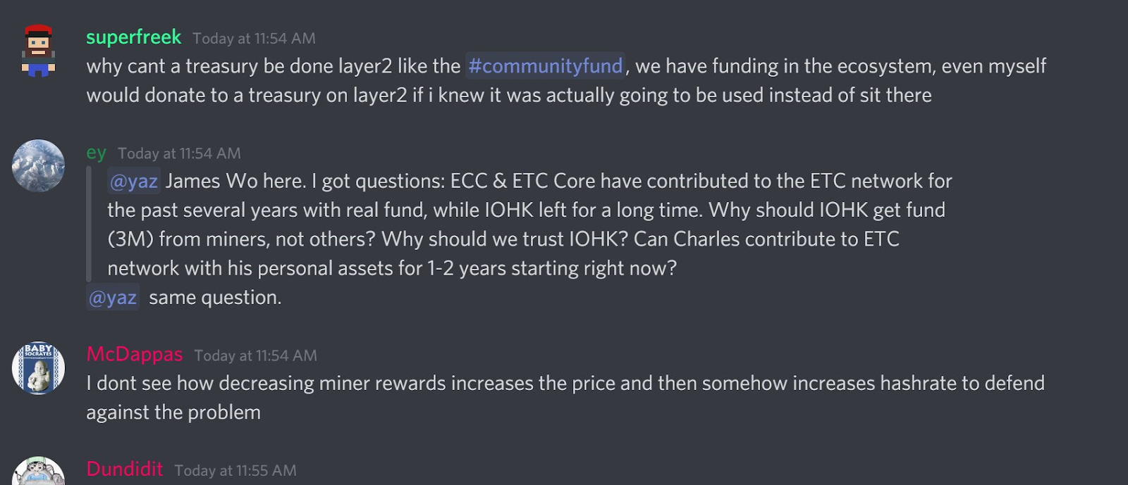 James Wo’s question.