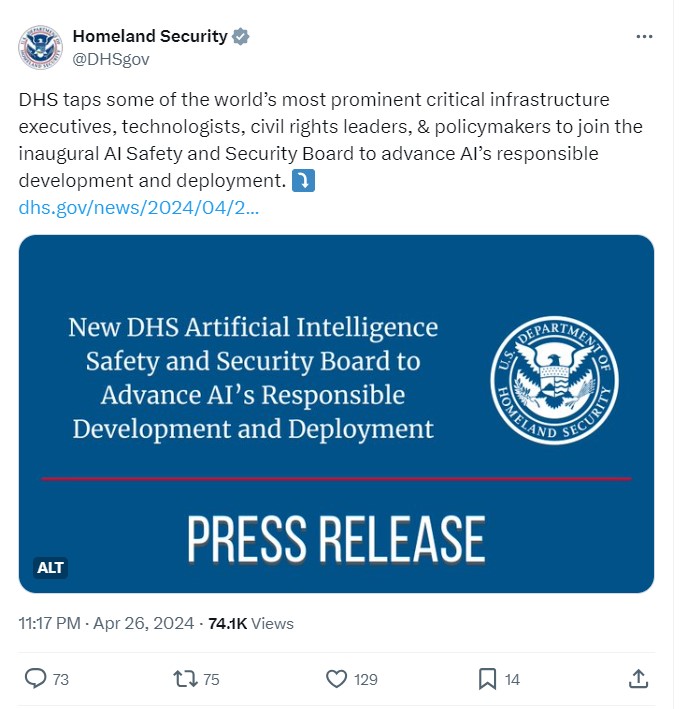 Homeland Security X post