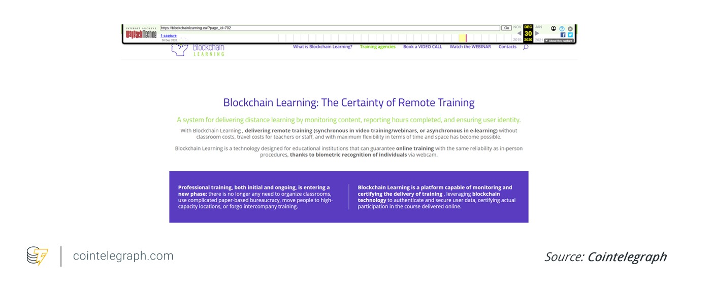 Archived version of Blockchain Learning