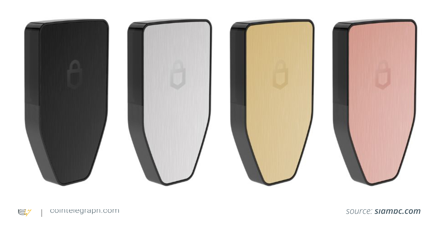 Trezor Safe 3 in different colours
