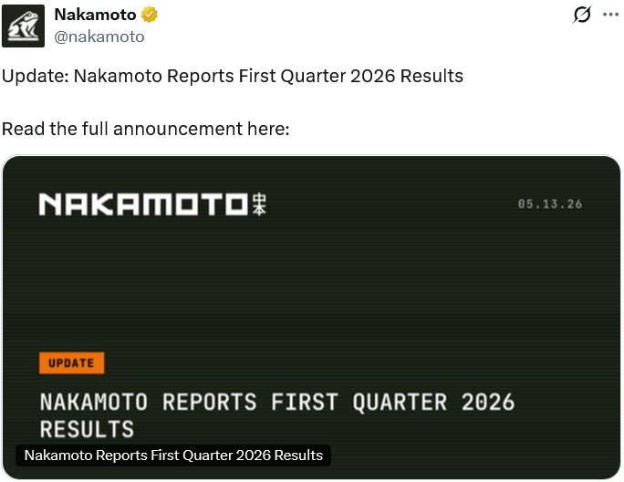 Bitcoin Agency Nakamoto Information Q1 Internet Loss Regardless of Income Growth