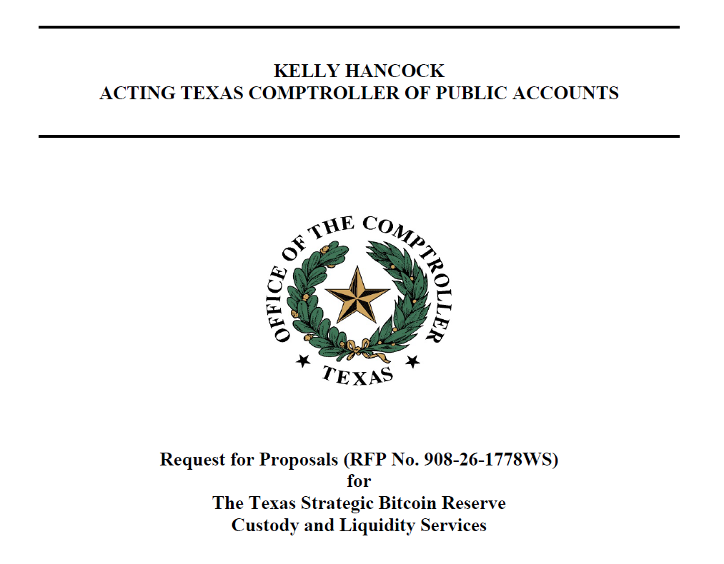 Texas Bitcoin Reserve to Shift From ETF to BTC Custody