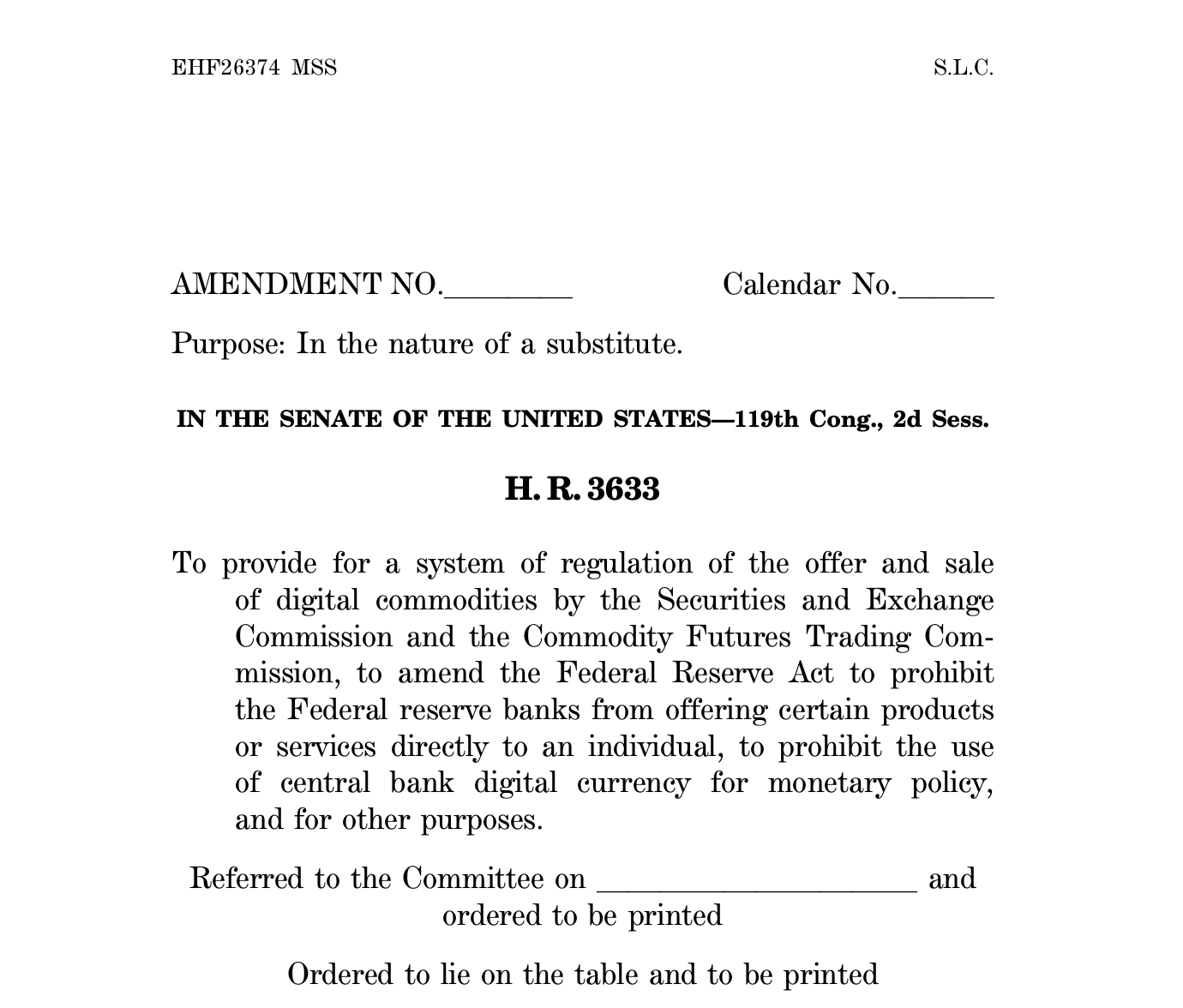 Latest version of crypto market structure bill raises eyebrows ahead of Senate markup